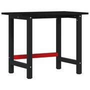  vidaXL sötétbarna tömör tölgyfa munkapad 100 x 60 x 81,5 cm akciós termékkép 1