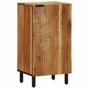  vidaXL Komód polcokkal tárolóval Barna 40 x 33 x 75 cm Tömör akácfa akciós termékkép 1