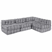  vidaXL Párna 4 pcs Világosszürke 70 x 70 x 54 cm Poliészter akciós termékkép 1