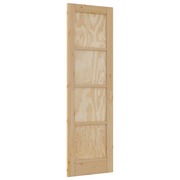  vidaXL Beltéri Ajtó Barna 61 x 198.5 cm Furnér akciós termékkép 1