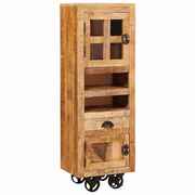  vidaXL Magasfiú fiókkal Barna 40 x 30 x 120.5 cm tömör mangófa akciós termékkép 1