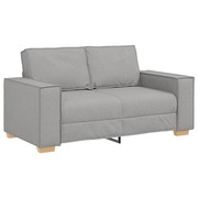  vidaXL kétszemélyes, felhőszürke szövetkanapé 120 cm akciós termékkép 1