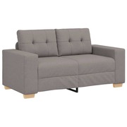  vidaXL tópszínű szövet loveseat kanapé 120 cm akciós termékkép 1