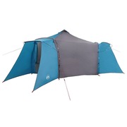  vidaXL Tipi sátor tetővel Kék és Szürke 492 x 492 x 275 cm szövet akciós termékkép 1