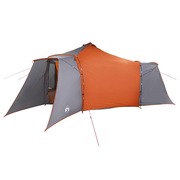  vidaXL Tipi sátor tetővel Szürke és narancs 492 x 492 x 275 cm szövet akciós termékkép 1