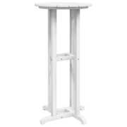  vidaXL Bárasztal Fehér 55 x 55 x 107 cm HDPE akciós termékkép 1