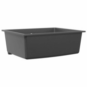  vidaXL Konyhai mosogató Szürke 54 x 44 x 20 cm Gránit akciós termékkép 1