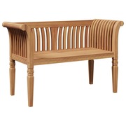  vidaXL Kerti pad Barna 127,5 x 52 x 80 cm Tömör tíkfa akciós termékkép 1