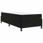  vidaXL Ágykeret Fekete és fehér és fekete 80 x 200 cm Bársony akciós termékkép 1