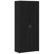 vidaXL Büfé Fekete tölgy 40x42.5x185 cm Épített fa akciós termékkép 1