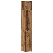  vidaXL Karcsú tárolószekrény Régi fa 30 x 42.5 x 225 cm Faanyag akciós termékkép 1