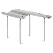  vidaXL Kémény Fedél Ezüst 59.5 x 50 x 36.5 cm Rozsdamentes acél akciós termékkép 1