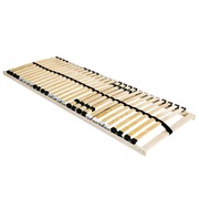  vidaXL Rácsos ágy Barna 120 x 190 cm Tömör bükkfa akciós termékkép 1