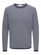 Only & Sons Pulóver 'ONSAXEL'  zafir / piszkosfehér akciós termékkép 1
