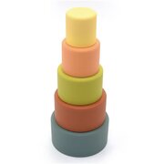 O.B Designs Round Stacker Cups egymásba rakható poharak 8m+ 5 db akciós termékkép 1