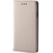 Nokia 2.4, Oldalra nyíló tok, stand, Smart Magnet, arany akciós termékkép 1
