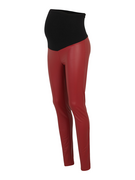 Pieces Maternity Leggings 'SALLIE'  piros / fekete akciós termékkép 1