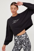 Reebok melegítő felső Modern Safari fekete, női, nyomott mintás akciós termékkép 1