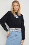 Levi's felső fekete, női, nyomott mintás akciós termékkép 1