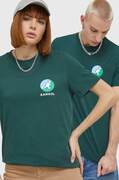 Kangol pamut póló zöld, nyomott mintás akciós termékkép 1