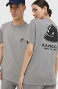 Kangol pamut póló szürke, nyomott mintás akciós termékkép 1