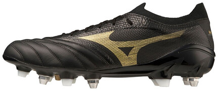 Mizuno Morelia Neo IV ß Black/Gold/Black focicipő akciós termékkép 1