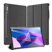 Lenovo Tab P11 Pro (11.2) (2. generáció) TB-132FU, mappa tok, érintőceruza tartó, Trifold, Dux Ducis Domo, fekete akciós termékkép 1