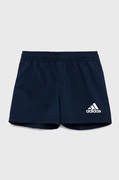 adidas Performance gyerek rövidnadrág GI7640 sötétkék, állítható derekú akciós termékkép 1