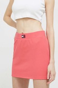 Tommy Jeans szoknya rózsaszín, mini, egyenes akciós termékkép 1