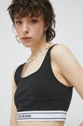 Tommy Jeans top női, fekete akciós termékkép 1