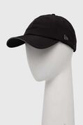 New Era baseball sapka fekete, sima akciós termékkép 1