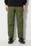 Maharishi nadrág Veg Dyed Cargo Track Pants Japanese férfi, zöld, egyenes, 5040.OLIVE akciós termékkép 1