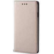 Realme 14 / 14T, Oldalra nyíló tok, stand, Smart Magnet, arany akciós termékkép 1