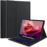 Lenovo Tab P12 (12.7) TB-370, Bluetooth billentyűzetes mappa tok, érintőceruza tartó, érintőceruza nélkül, TP SC Pen Holder + Keyboard, fekete akciós termékkép 1