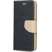 Samsung Galaxy S25 SM-S931, Oldalra nyíló tok, stand, Fancy Book, fekete/arany akciós termékkép 1