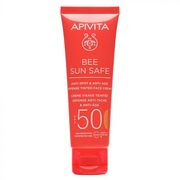 APIVITA BEE SUN SAFE Színezett arckrém ráncok és pigmentfolt ellen SPF50 (50ml) akciós termékkép 1