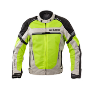 Nyári motoros kabát  W-TEC Saigair Fluo Sárga-Szürke S akciós termékkép 1