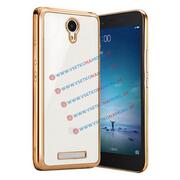 METALLIC Szilikon tok Xiaomi Redmi Note 2 arany akciós termékkép 1