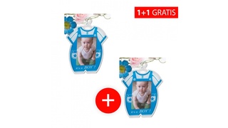 Akció 1+1: Akril minikeret 4x5cm kék + második ugyanolyan fotókeret ingyen akciós termékkép 1