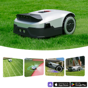 Vezeték nélküli robotfűnyíró Anthbot Genie 1000 (2000m²), 12,3 kg, vezérlés intelligens alkalmazáson keresztül, automatikus esőérzékelés akciós termékkép 1