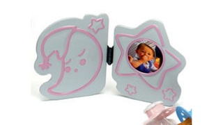 Gyermek fotókeret BABY OVERALL 4,5cm rózsaszín akciós termékkép 1