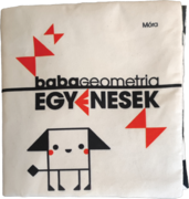 Babageometria - Egyenesek Textilkönyv termék 2. képe