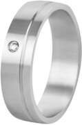 Beneto Exclusive Női acél gyűrű kristállyal SPD06 50 mm akciós termékkép 1