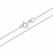 Brilio Silver Ezüst golyós lánc CN001W 45 cm akciós termékkép 1
