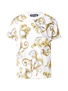 Versace Jeans Couture Póló 'BAROCCO OUTLINE'  arany / fekete / fehér akciós termékkép 1