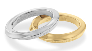 Calvin Klein Elegáns acél gyűrű készlet Sculptural 35000330 52 mm akciós termékkép 1