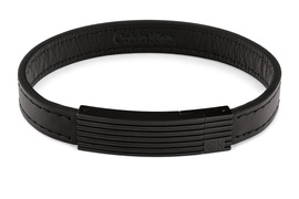 Calvin Klein Modern férfi karkötő fekete bőrből 35000270 akciós termékkép 1