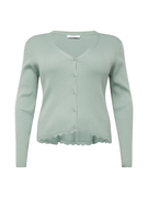 ABOUT YOU Curvy Kardigán 'Taria Cardigan'  zöld akciós termékkép 1