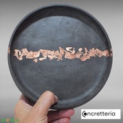 Linus Dekor Beton tálca Szén Rose Gold akciós termékkép 1