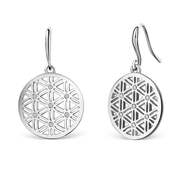CRYSTalp Divatos fülbevaló kristályokkal Flower of Life 40086.CRY.R akciós termékkép 1